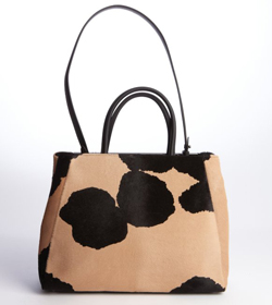 Beige and black calf hair leather convertible tote за 4069 $ 1.jpg