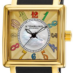 Женские часы Stuhrling Original Women's 149L3 за 142,21 $ (Скидка 82%!) Прекрасные женские часы от Stuhrling Original с черным ремешком, покрыты желтым золотом. Черный каучуковый ремешок с четырьмя сменными ремешками. Водонепроницаемость до 50 м. Российская цена поражает, в магазине такие часы будут стоить дороже 15000 рублей. 1.jpg